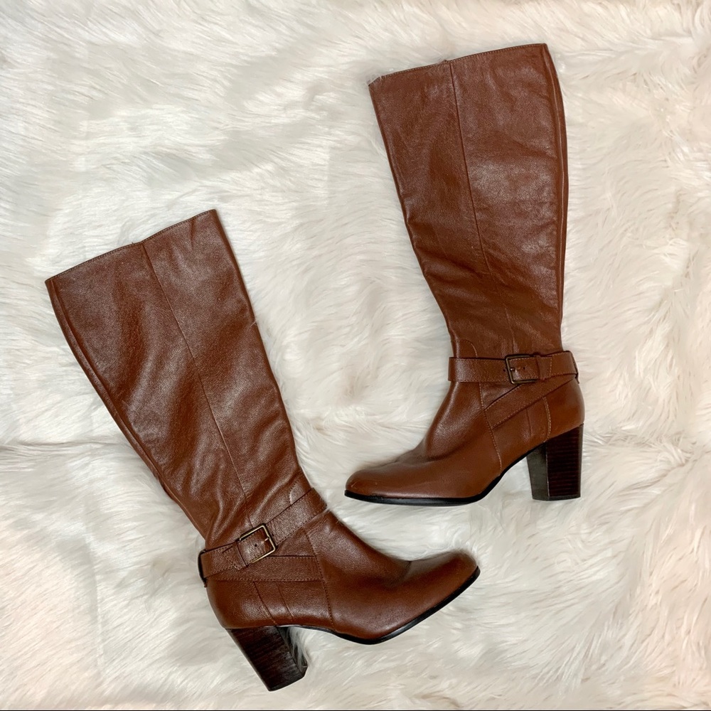COLE HAAN Heeled Knee High Boots